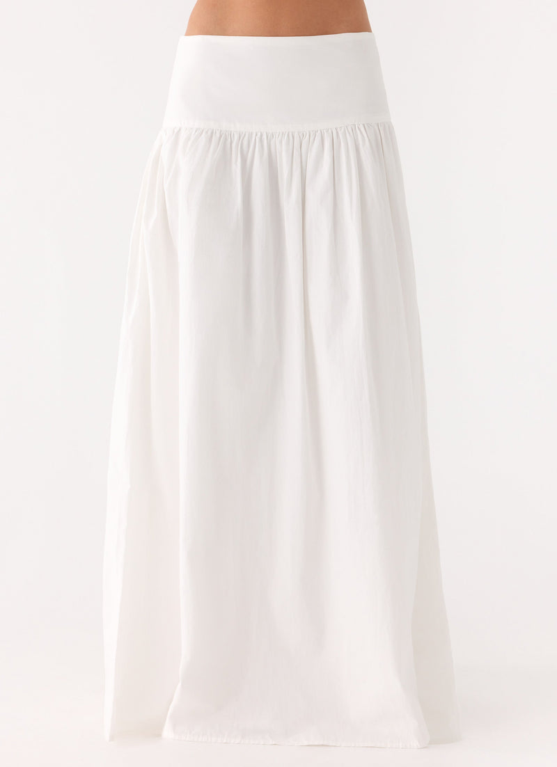 Jayne Maxi Skirt - White