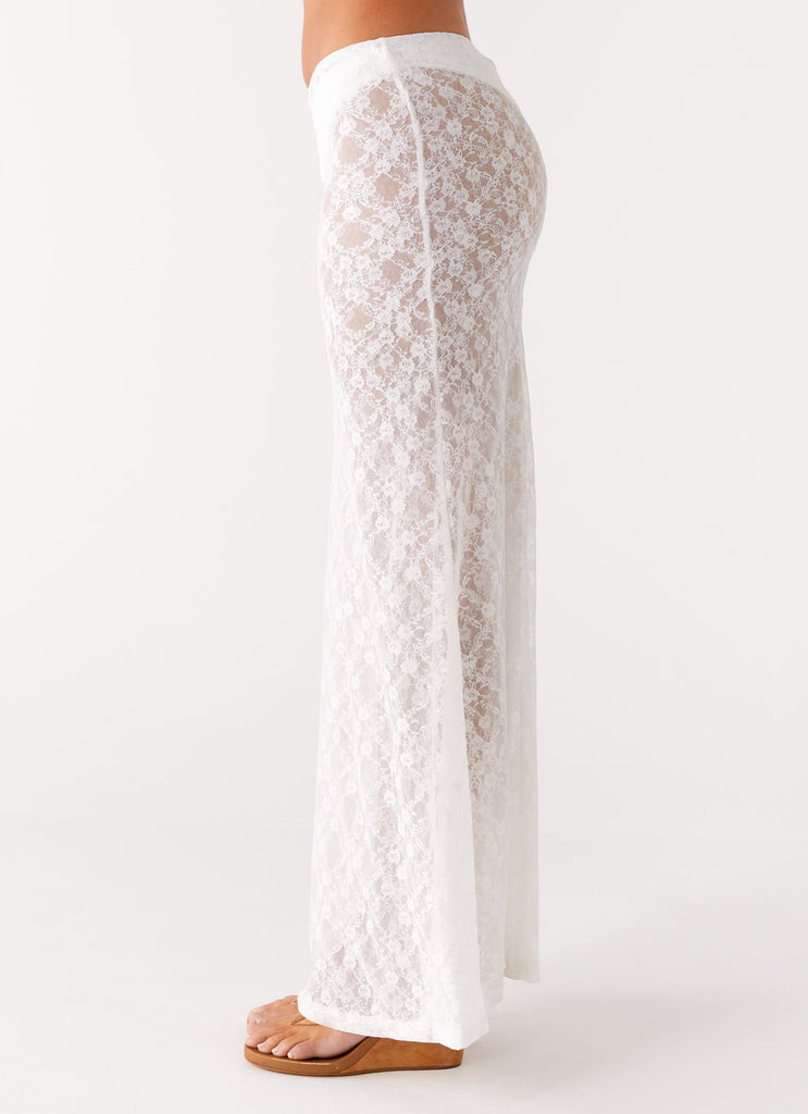Jaz Lace Maxi Skirt - White