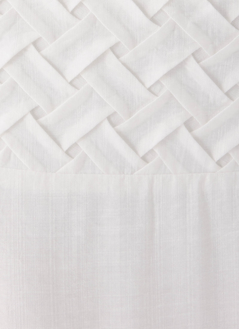 Jenna Crinkle Maxi Skirt - White