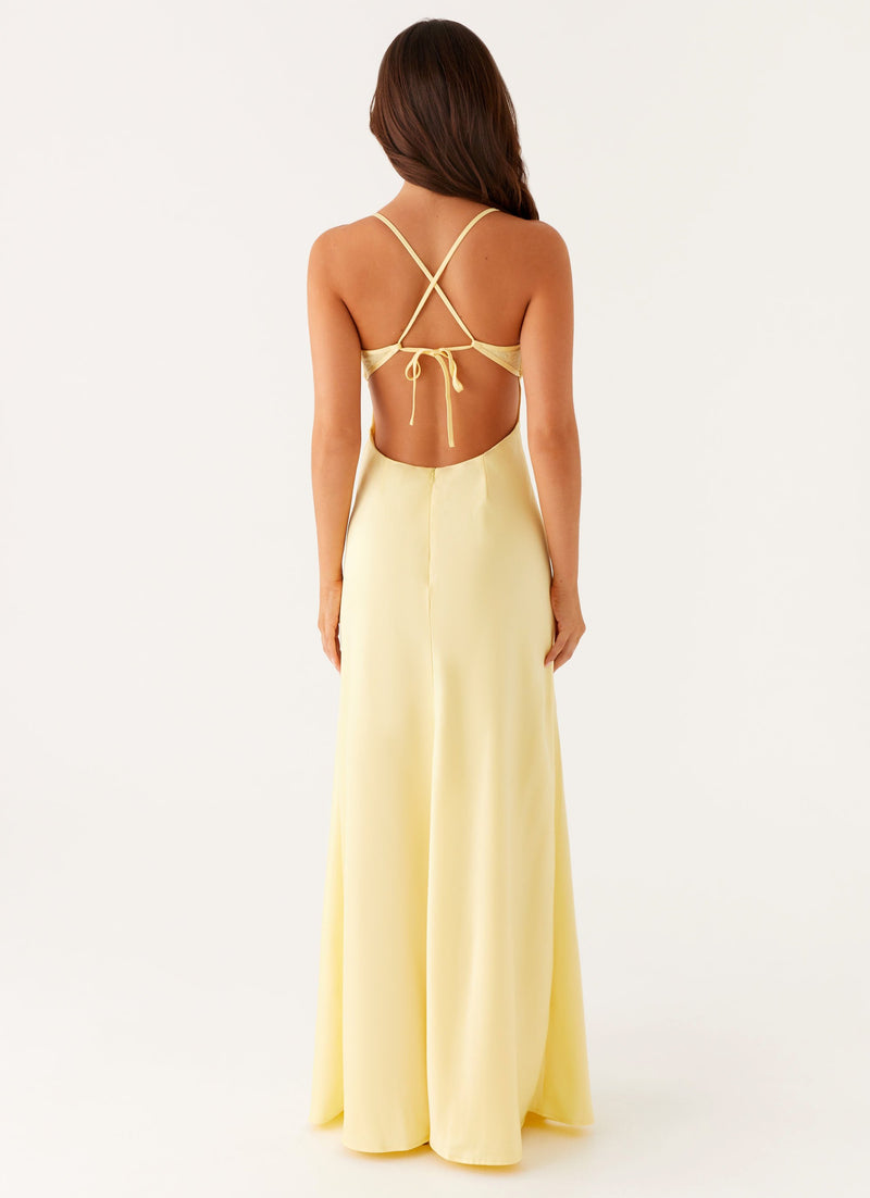Joanie Maxi Dress - Yellow
