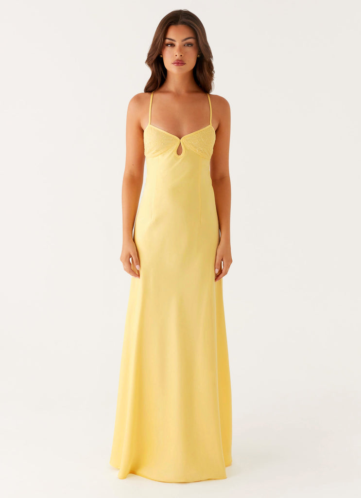 Joanie Maxi Dress - Yellow