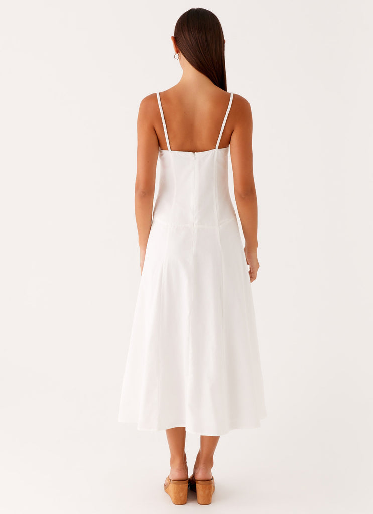 Joyful Midi Dress - White