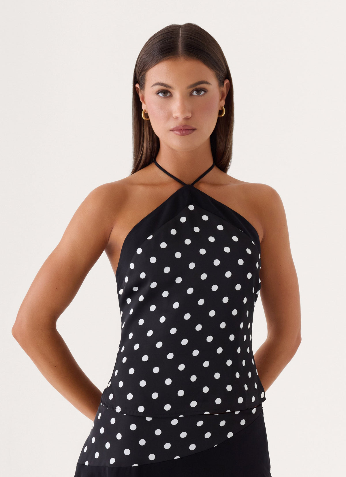 Klose Top - Black Polka Dot