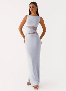 Karma Maxi Dress - Blue