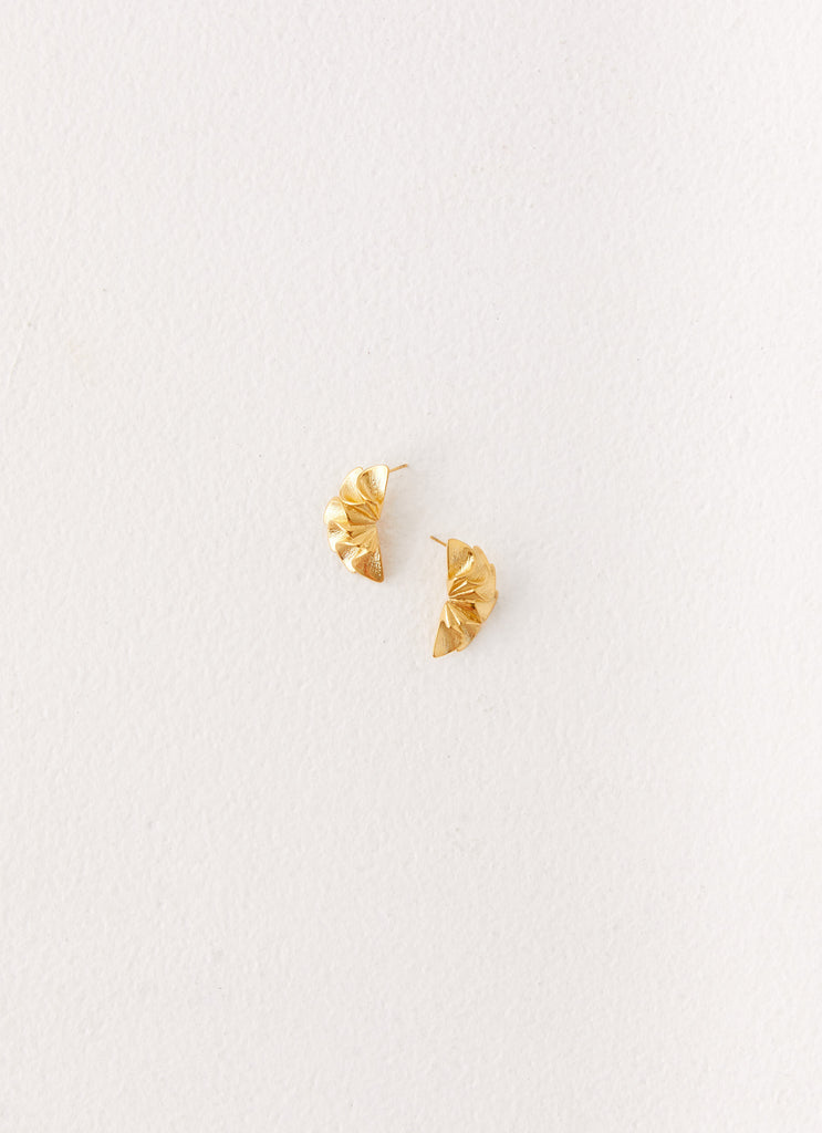 Karris Earrings Gold 4 Peppermayo