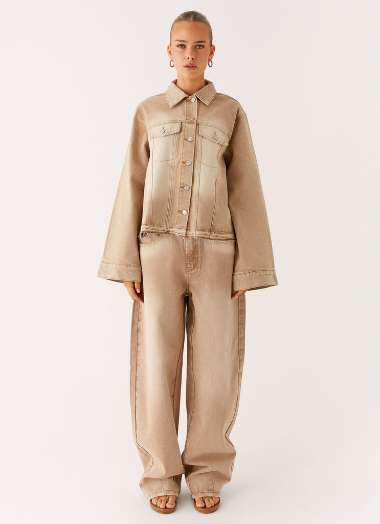 Khalil Denim Jacket - Tan