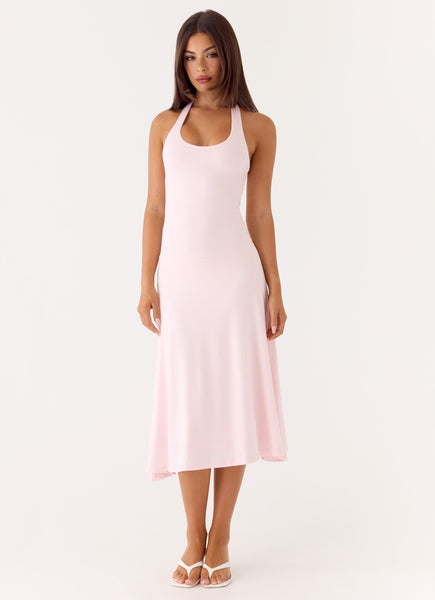 Klyne Midi Dress - Pink – Peppermayo Canada