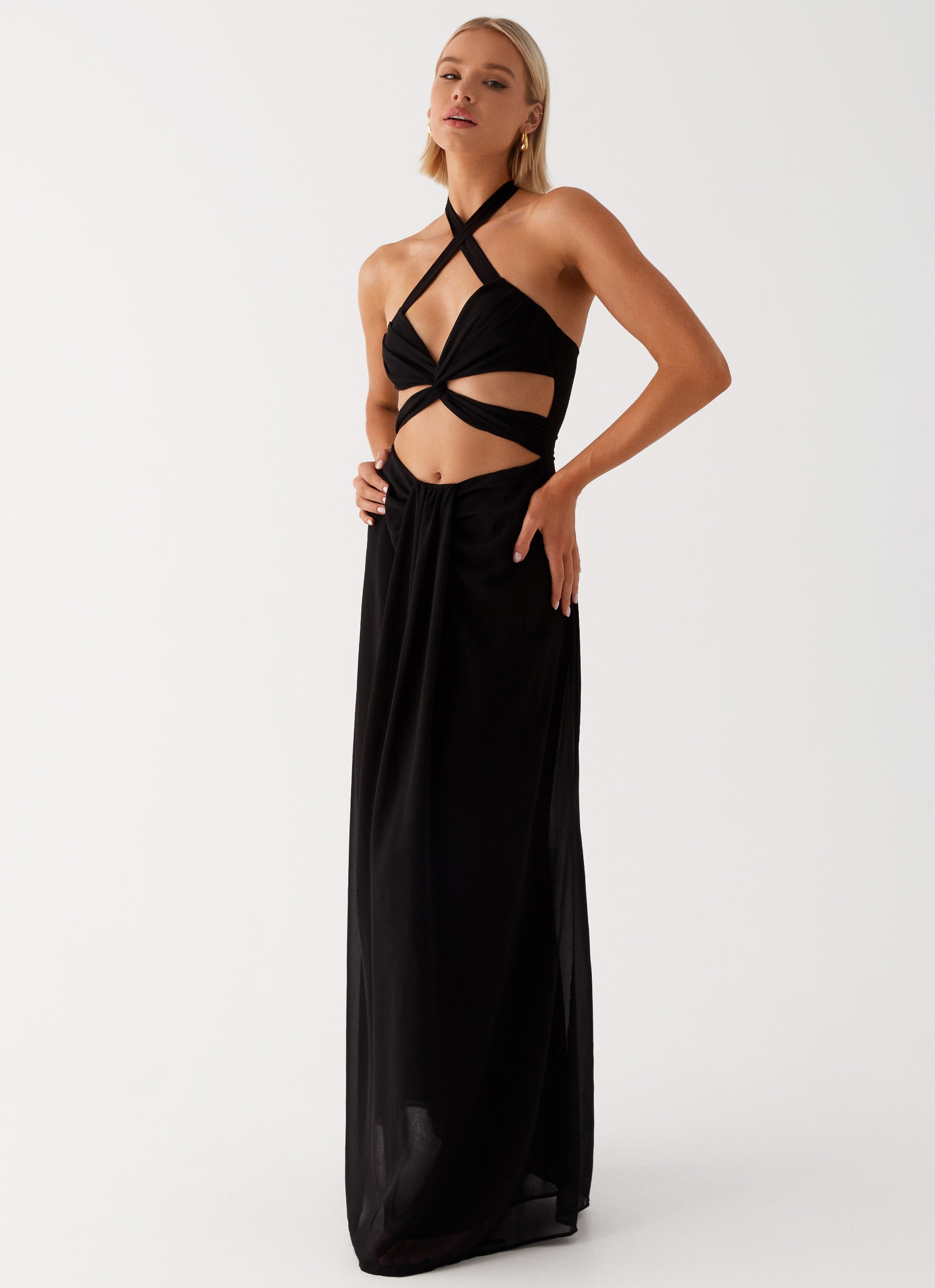 Black maxi dress fashion canada