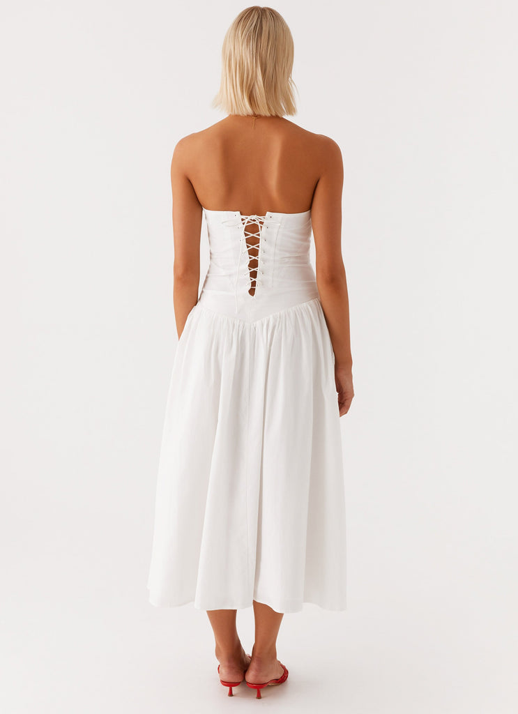 Larnie Midi Dress - White