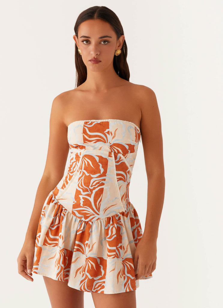 Mini dress orange 2025