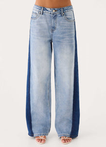 Lawrence Denim Jeans - Washed Blue