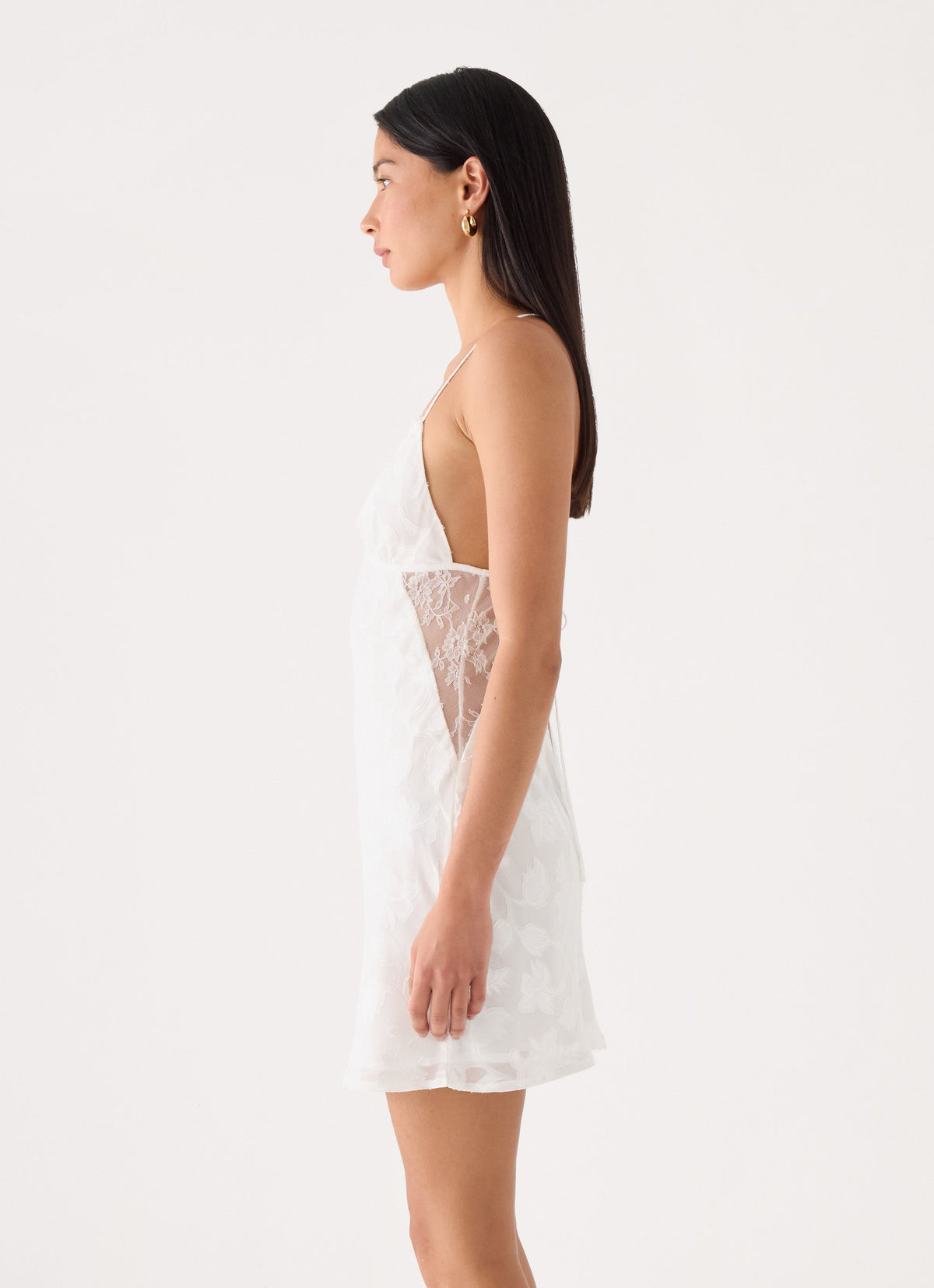 Leeana  Mini Dress - White