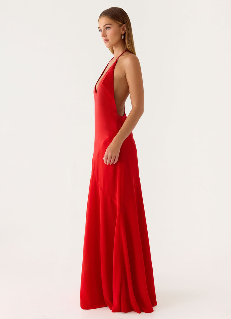 Leilah Maxi Dress - Cherry – Peppermayo Canada