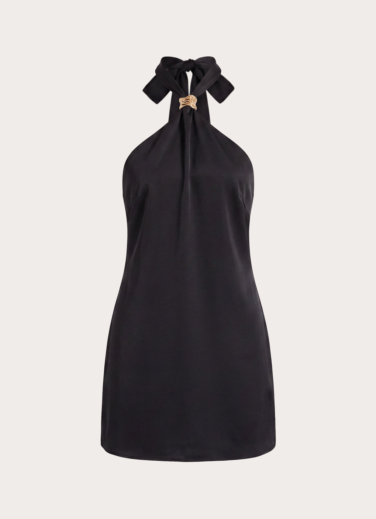 Lexia Halter Mini Dress - Black