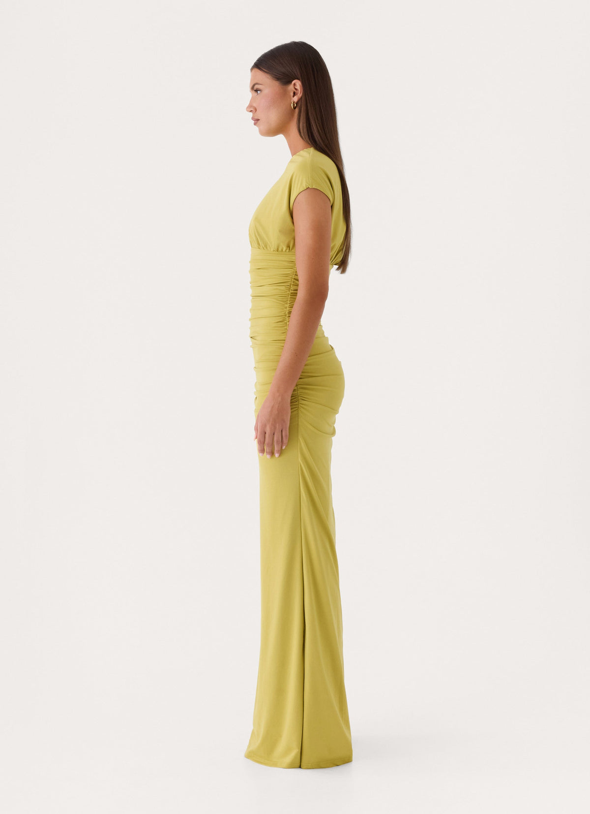 Liana Maxi Dress - Olive Green