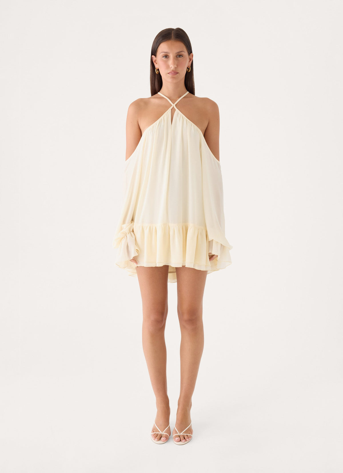Life Is A Party Mini Dress - Butter Yellow