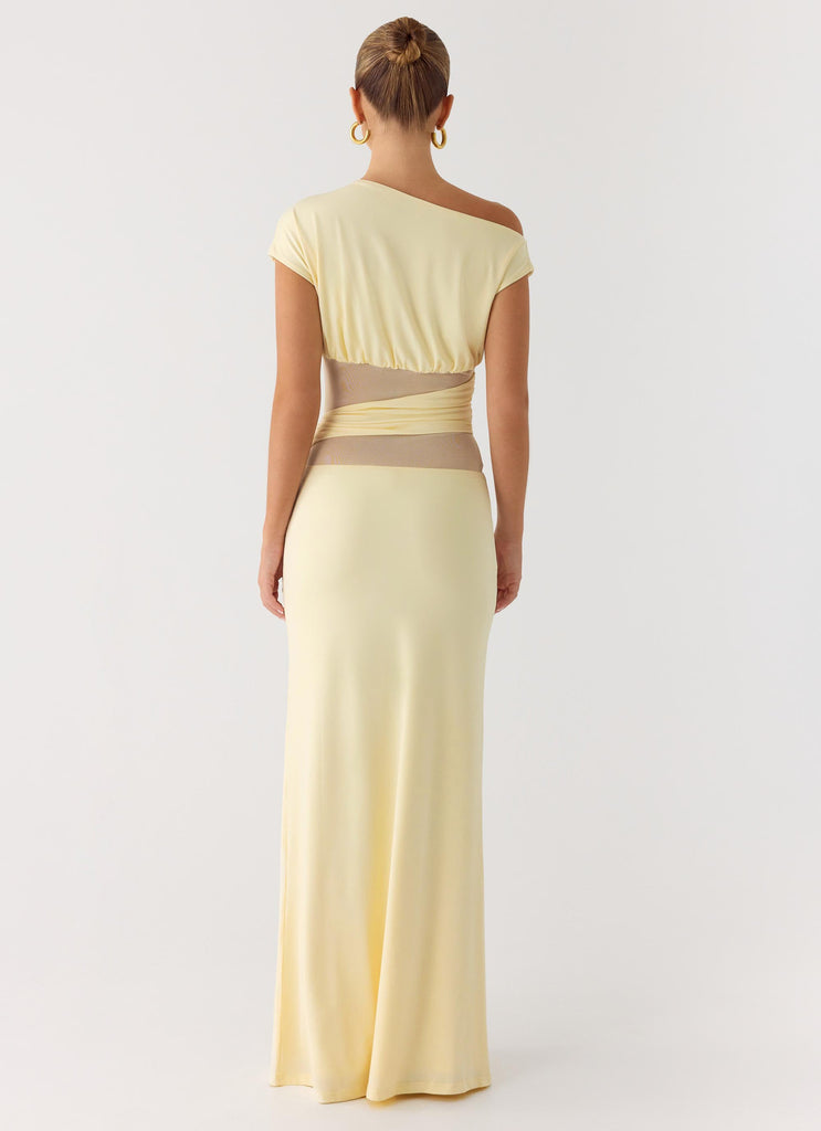 Like Honey Maxi Dress - Butter Yellow