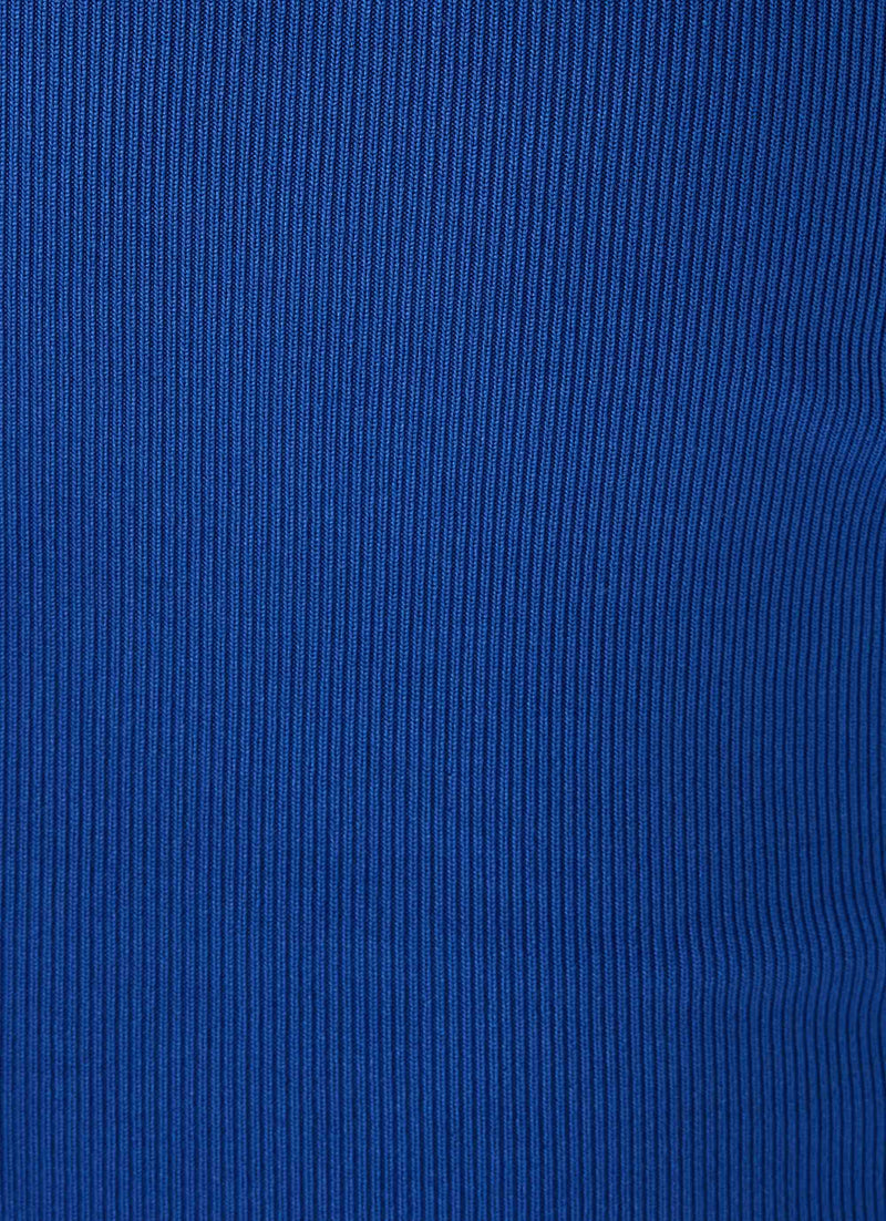 Lilou Shoulder Wrap Mini Dress - Blue