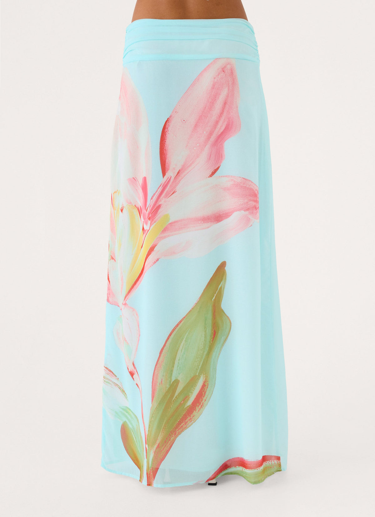 Linus Low Rise Maxi Skirt - Floral Print