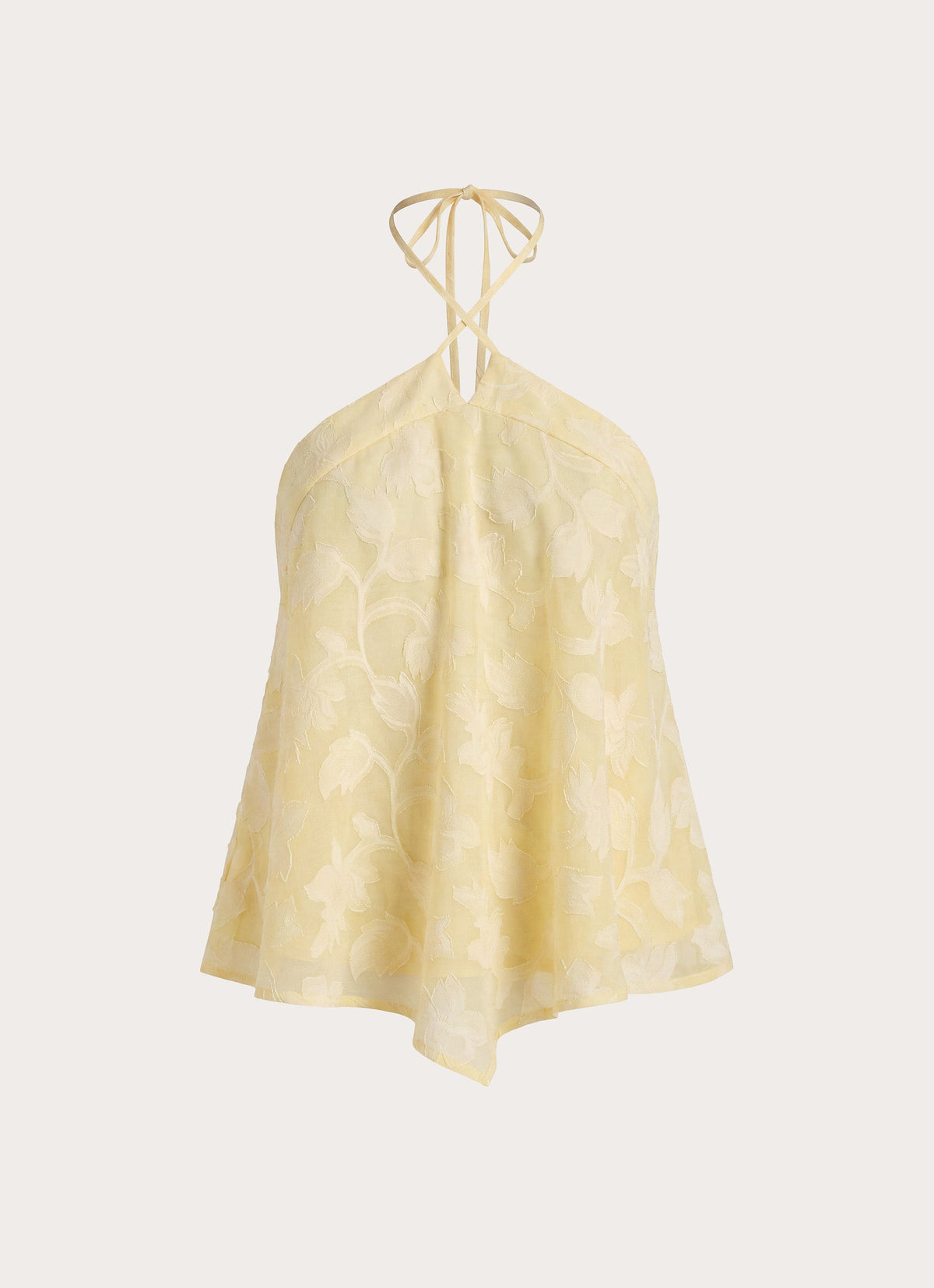 Lizare Halter Top - Yellow