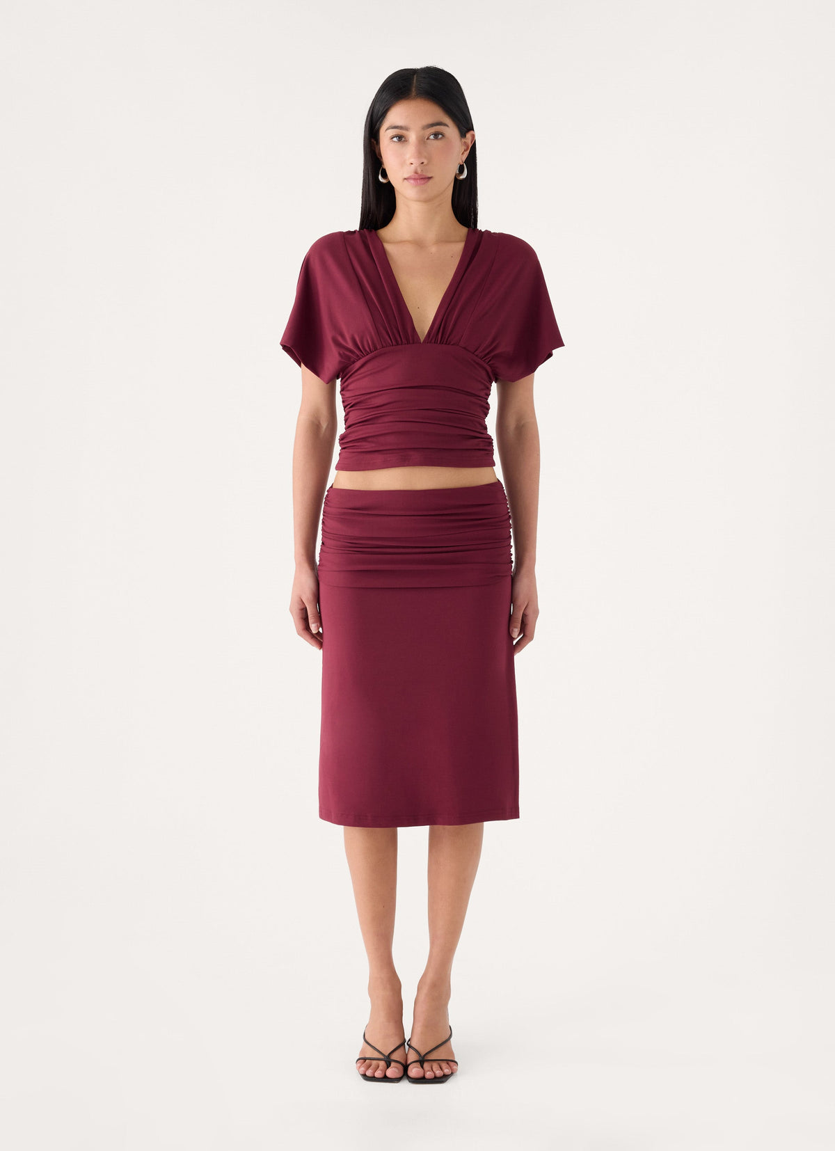 Lorelei Top - Maroon