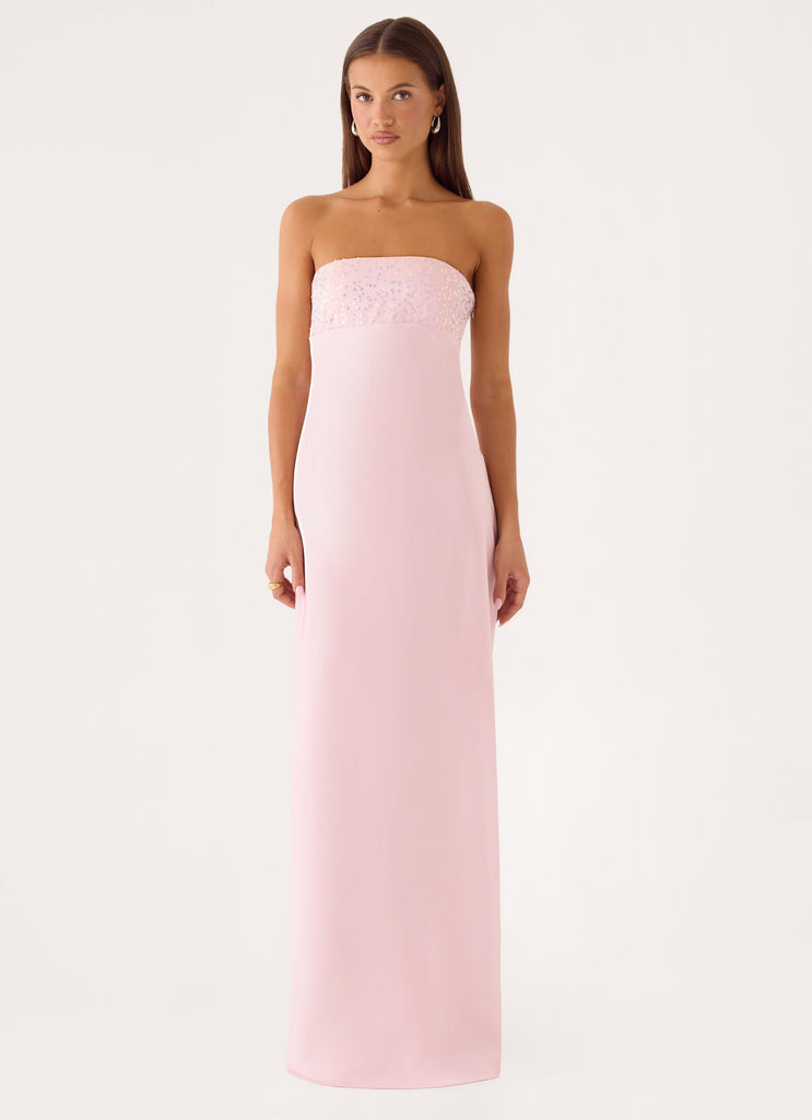 Pink Strapless Dresses