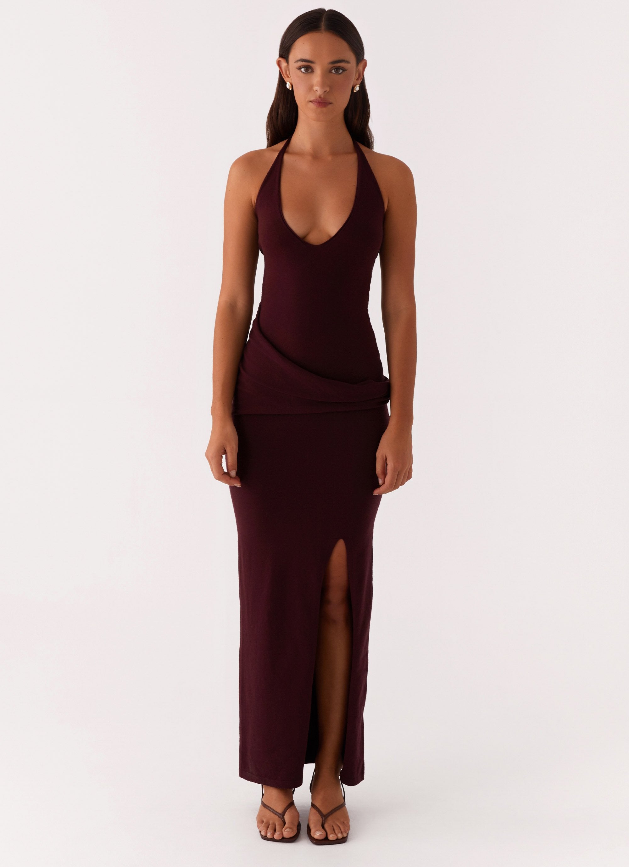 Lucky You Knit Maxi Dress Mulberry Peppermayo Canada Lucky You Knit Maxi Dress Mulberry Peppermayo Canada