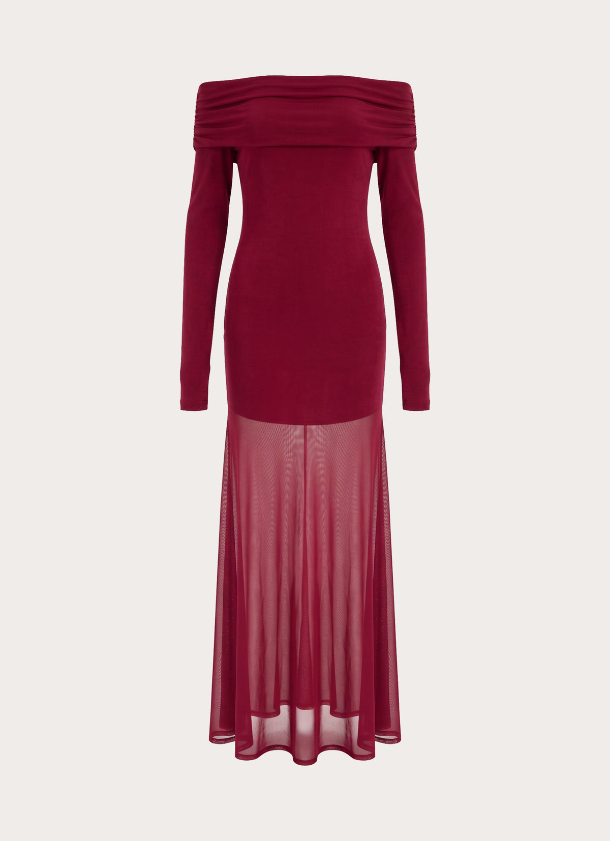 Lush Static Maxi Dress - Sangria