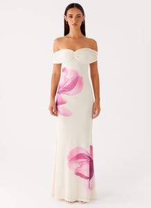 Maderia Maxi Dress Ivory 1