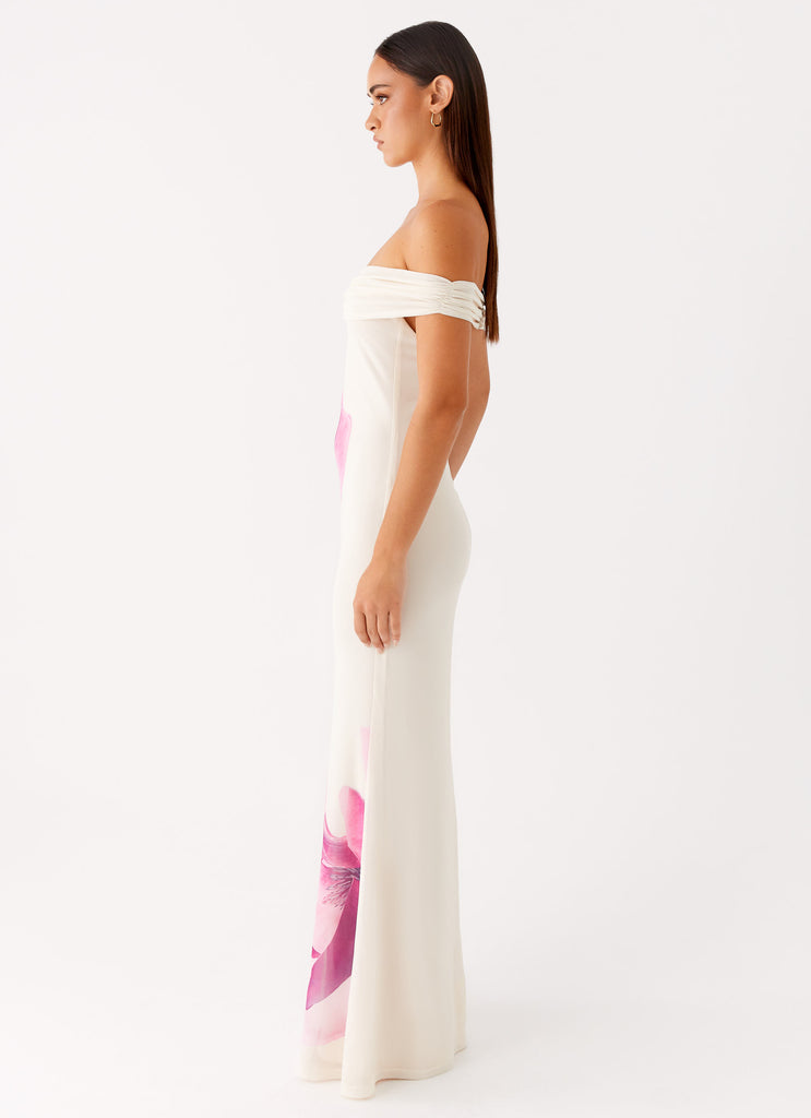 Maderia Maxi Dress Ivory 2