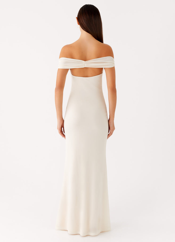 Maderia Maxi Dress Ivory 3