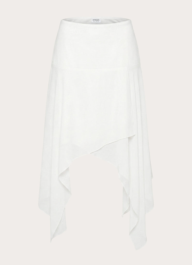 Madi Midi Skirt - White