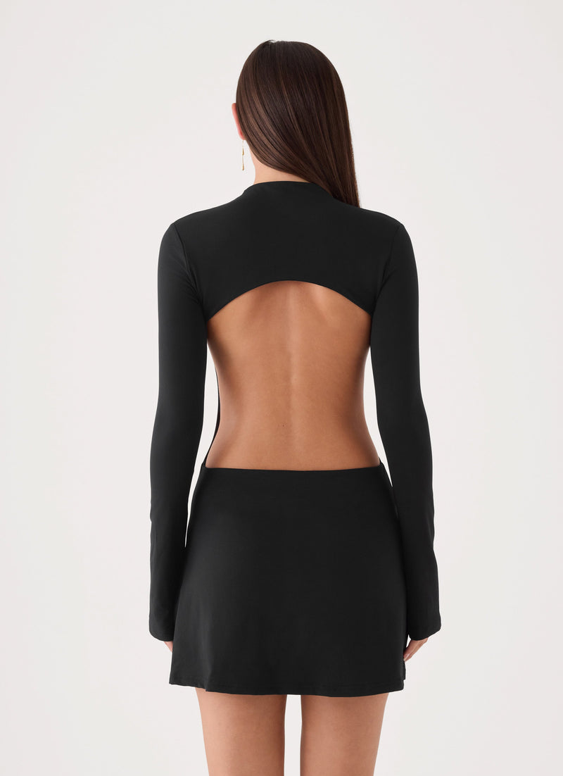 Maelle Mini Dress - Washed Black
