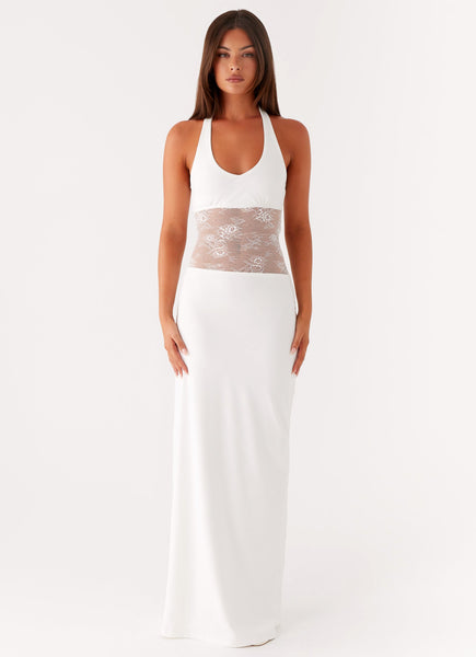 Main Focus Maxi Dress - White – Peppermayo Canada