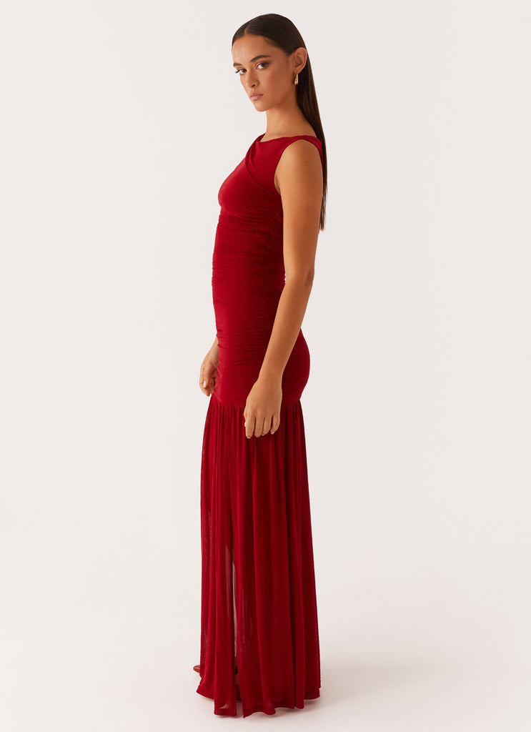 Manon Maxi Dress - Red