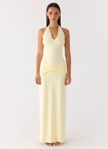 Maribelle Maxi Dress - Lemon