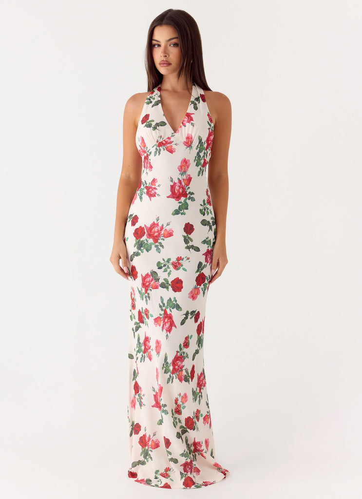 Maryk Maxi Dress - Ivory Bloom