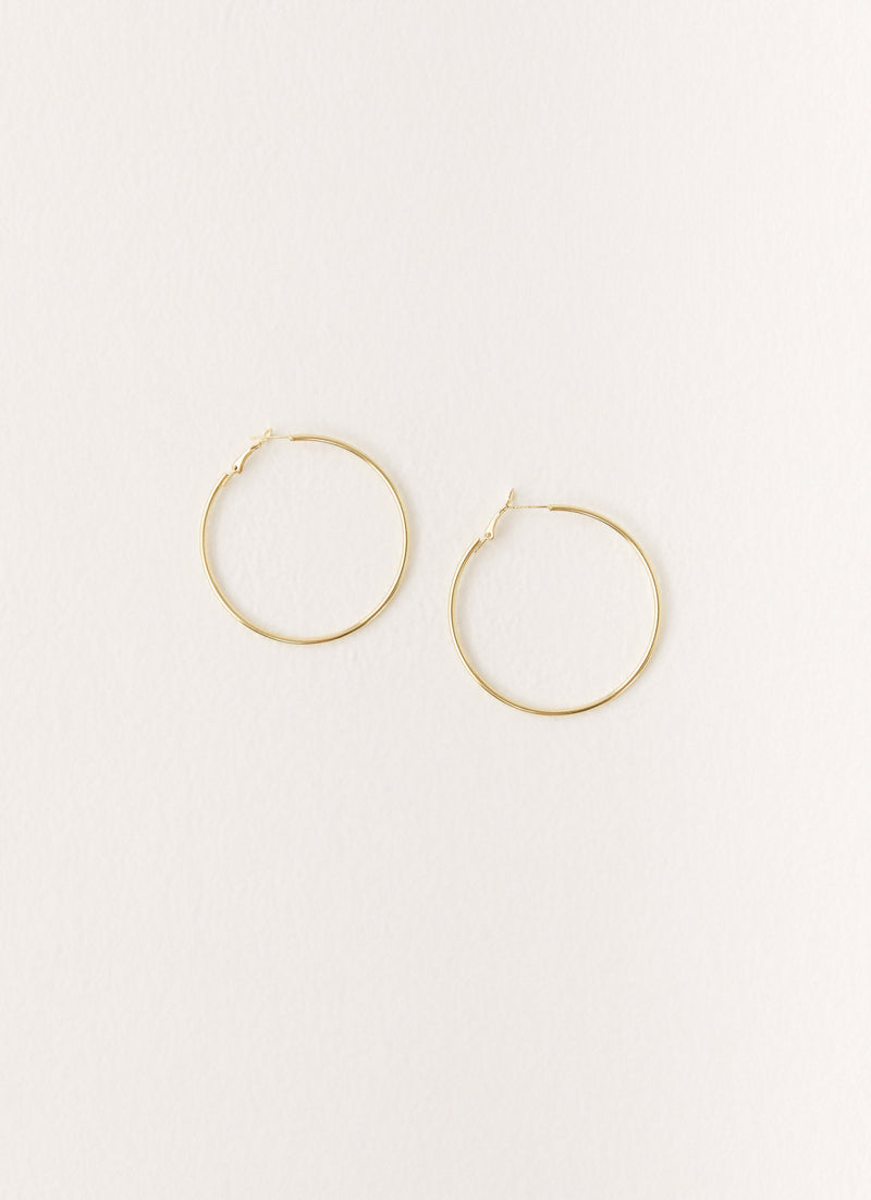 Maxxy Hoop Earrings - Gold
