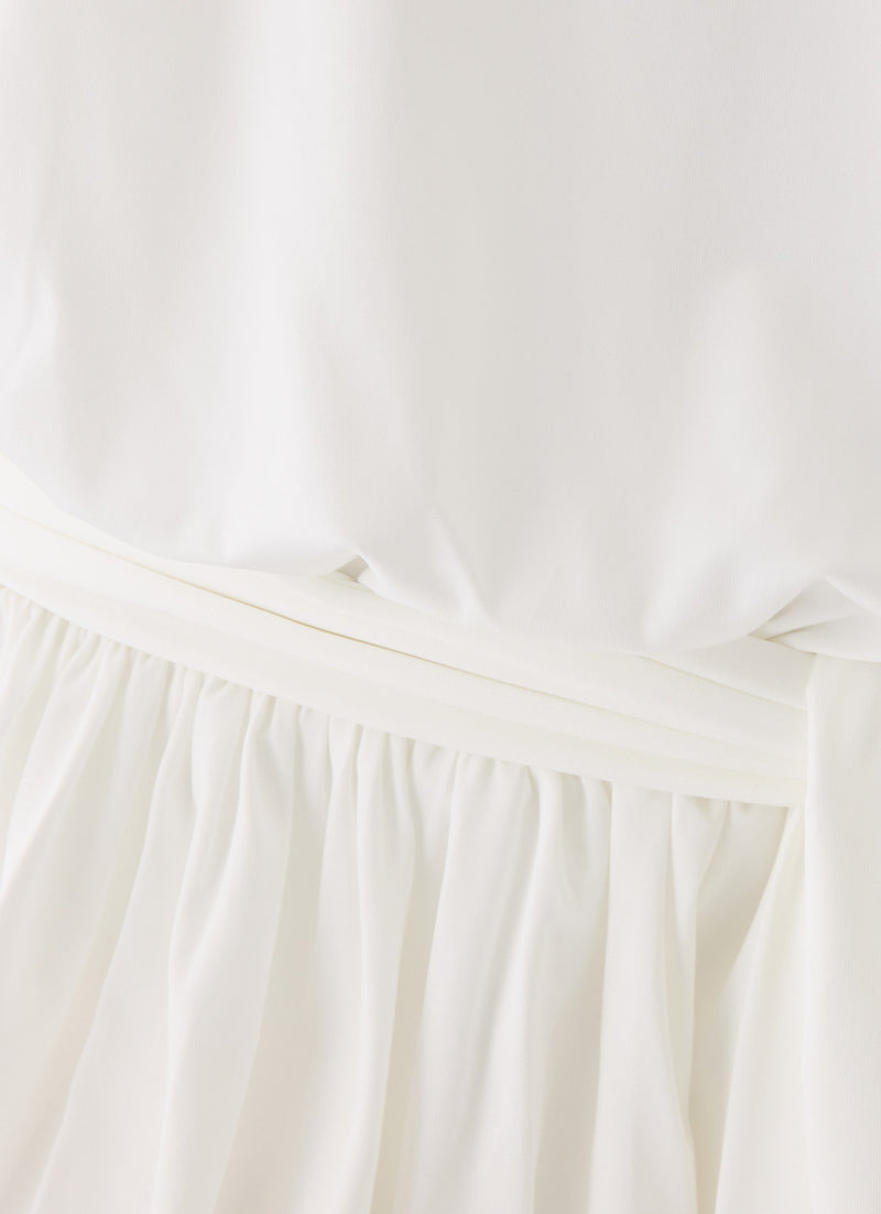 Mazie Strapless Mini Dress - White