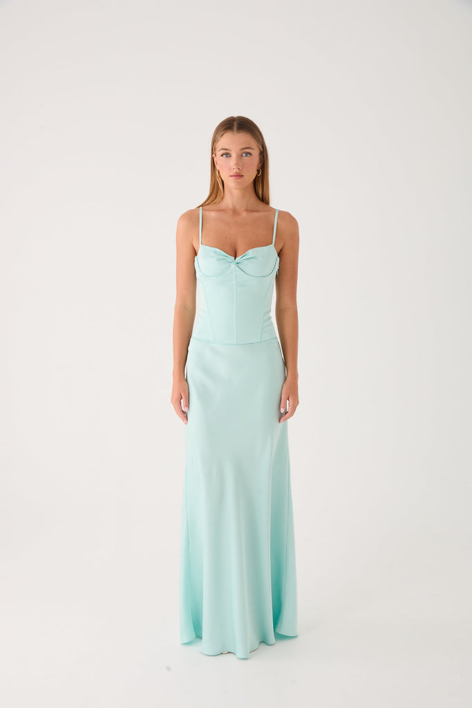 Merritt Maxi Dress - Aqua