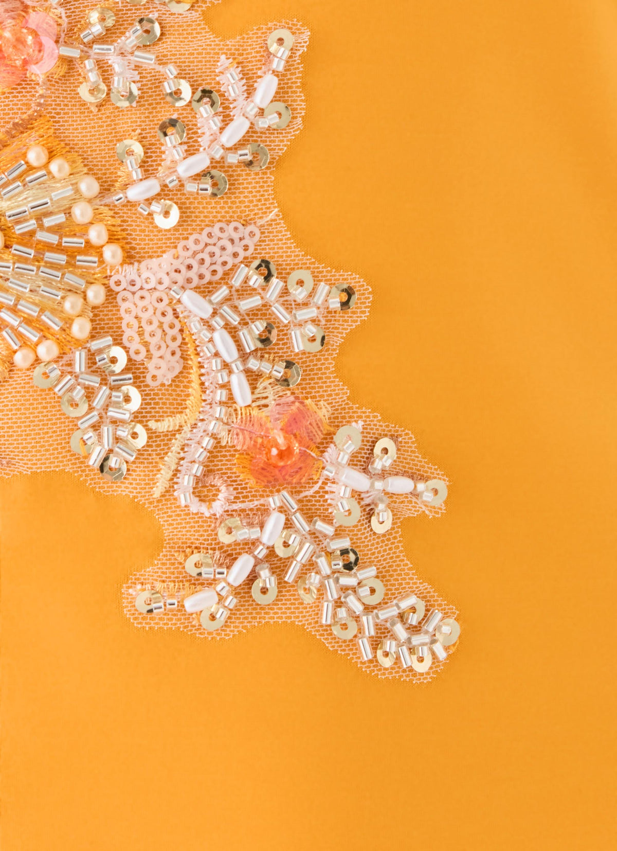Michele Floral Top - Saffron