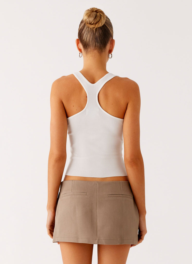 Mirna Micro Skort - Taupe Marle