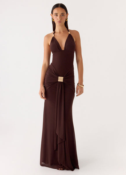 MiyahHalterHardwareMaxiDressCh
