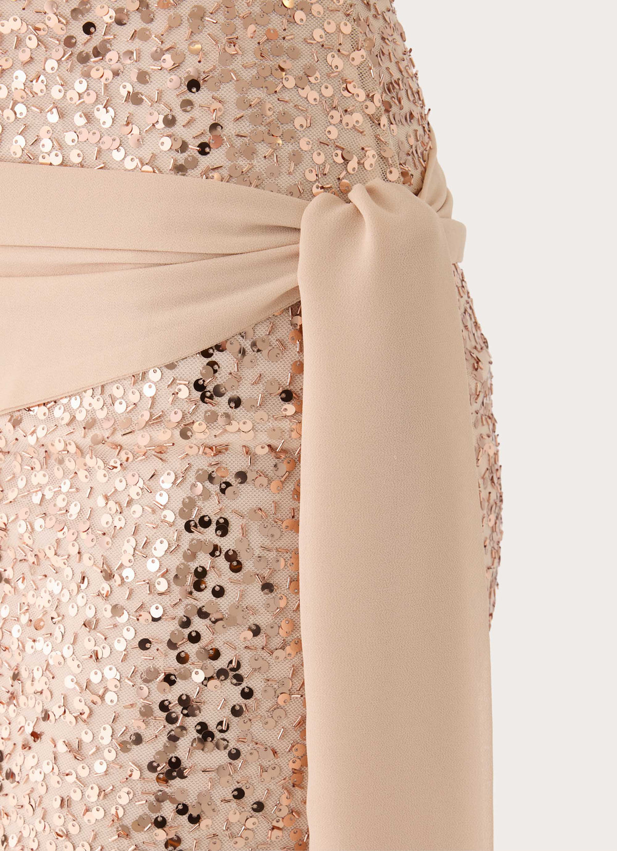 Monica Mini Dress - Nude