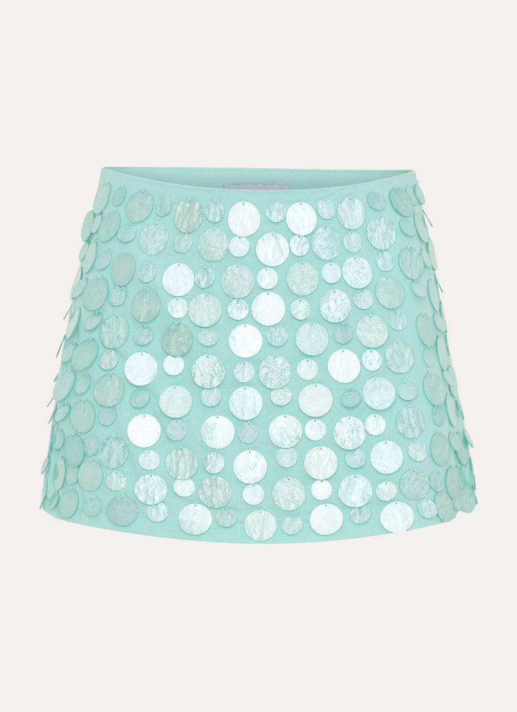 Movie Star Mini Skirt - Mint