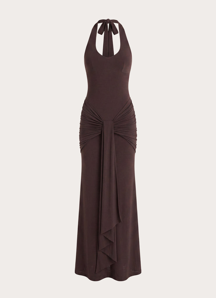 Myrhee Maxi Dress - Chocolate