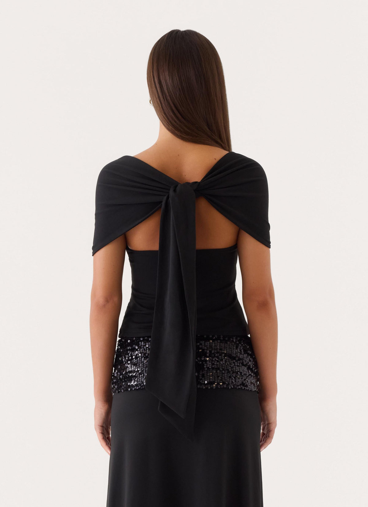 Nakeela Off Shoulder Top - Black
