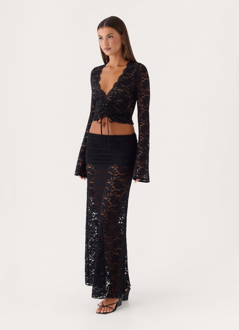Noella Maxi Skirt - Black