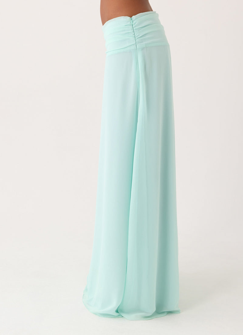 Natalya Maxi Skirt - Pistachio
