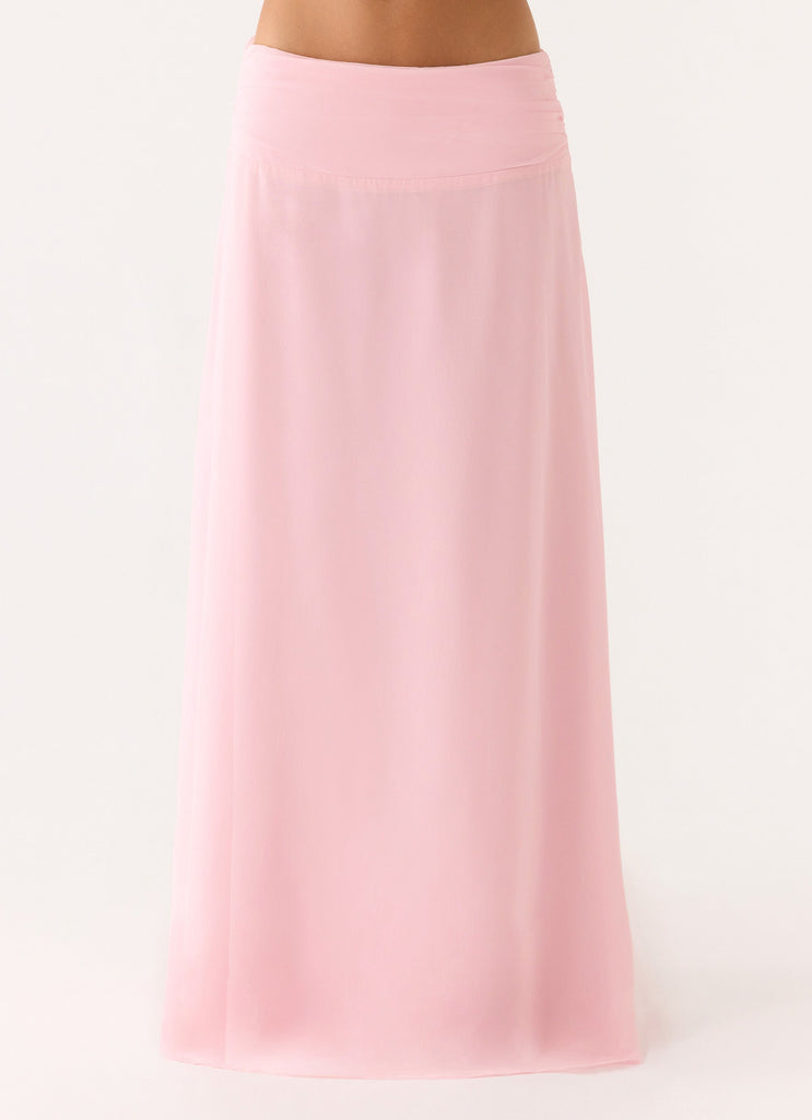 Natalya Maxi Skirt - Pink